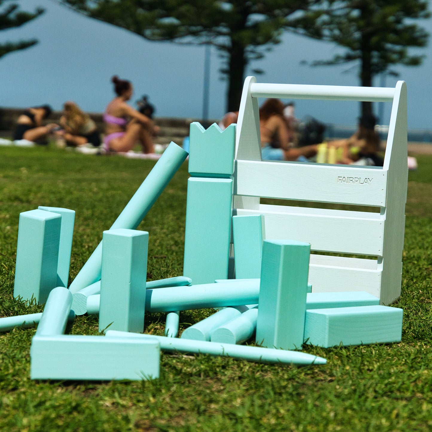 Kubb Kit - Baby Blue